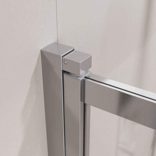 Душевая шторка на ванну Cezares SLIDER SLIDER-VF-11-90/150-C-Cr 90х150 стекло прозрачное профиль хром глянцевый ориентация универсальная - фото 2