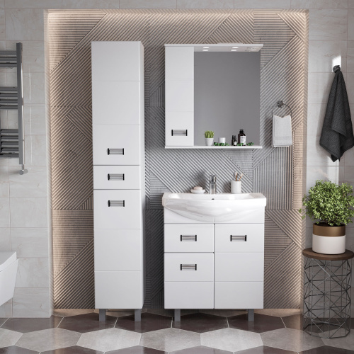 Зеркало-шкаф Onika Балтика 206701 67х16х71 подвесной цвет белый - фото 5