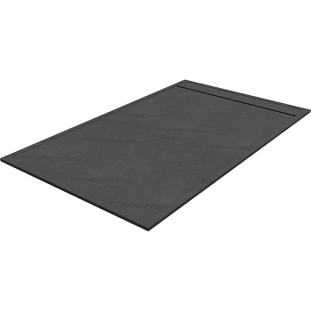 Душевой поддон IBX Zale PDZ070140P/PIZARRA 140х70 натуральный камень темно-серый