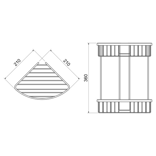 Полка Timo Saona 13082/18 - фото 5