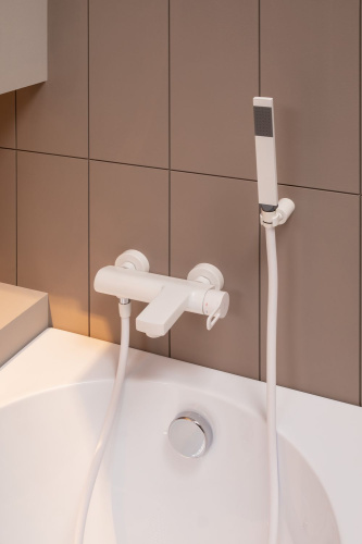 Душевой гарнитур Paffoni Premium ZDUP115BO настенный белый - фото 4