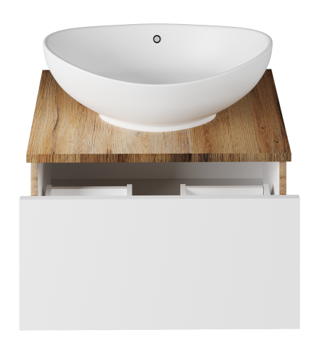 Тумба под раковину Misty Ива П-Ива-01060-951Я 60х45х30 подвесная - фото 3