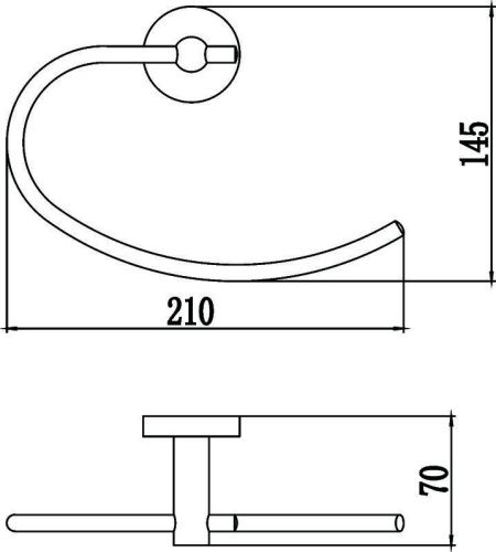 Полотенцедержатель Savol S-008760 - фото 2