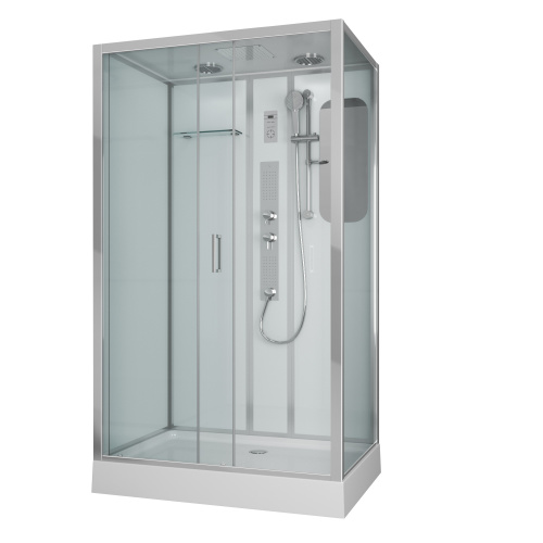 Душевая кабина Niagara Premium 60120114GQL 120х80 прямоугольная с крышей ориентация левая