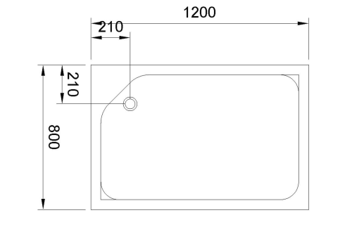 Душевой поддон Royal Bath HP RB8120HP-L 120х80 акрил белый с ножками - фото 4