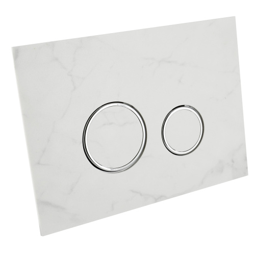 Клавиша смыва механическая Lavinia Boho RelFix 38050904 цвет белый мрамор - фото 2