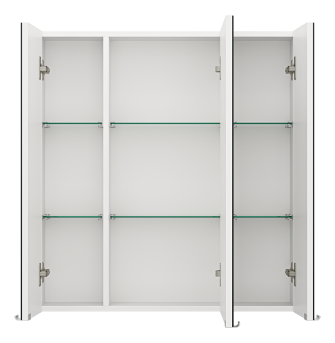 Зеркало-шкаф Misty Аура Э-Аур02075-01 75х15х80 подвесной цвет белый - фото 3