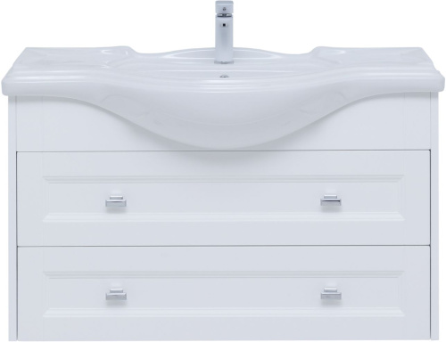 Тумба под раковину Aquanet Монте 00303998 84х33х61 подвесная цвет белый - фото 3