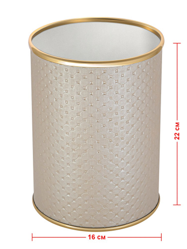 Ведро мусорное Geralis PUNTO M-PLG-B 3 л - фото 2