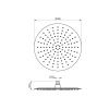 Верхний душ Wonzon & Woghand WW-88DP04-BN 30х30 никель