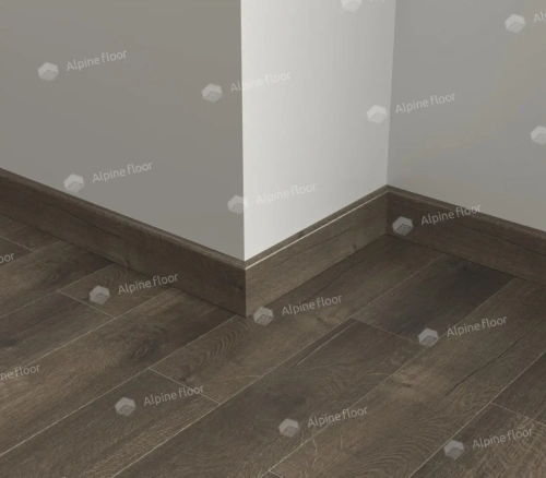 Напольный плинтус Alpine Floor Parquet Light SK 13-19 Коричневый толщина 1.25 см 2200х80 - фото 2