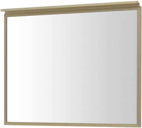 Зеркало в ванную Allen Brau Priority 1.31017.03 100х75 цвет латунь - фото 4