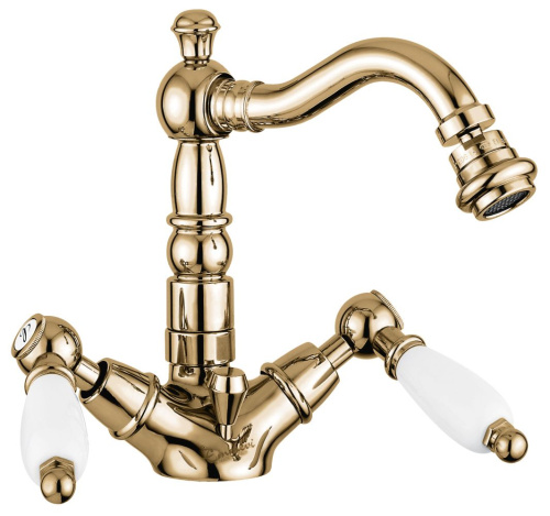 Смеситель Emmevi Deco Ceramic 121614/BR на биде бронза