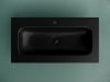 Раковина из сантехнического фарфора Ceramica Nova GRACE CN7019MB 90х50 накладная цвет черный 1 отверстие под смеситель
