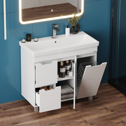 Тумба под раковину Onika Айленд 109030 86х43х68 напольная - фото 5