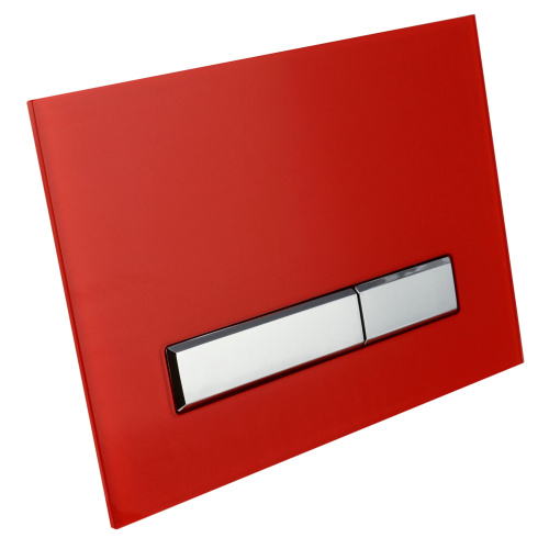 Клавиша смыва механическая Lavinia Boho RelFix 3805005R цвет красный/хром - фото 2