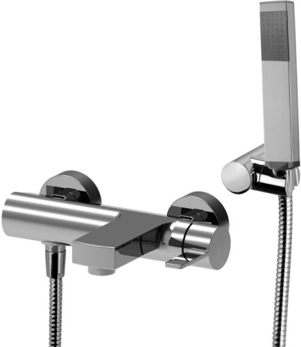 Смеситель для ванны с душем Paffoni Rock RO023CR настенный хром