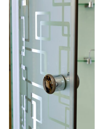 Душевая кабина AvaCan EM1511RLED+GM 110х80 асимметричная с крышей ориентация правая - фото 4