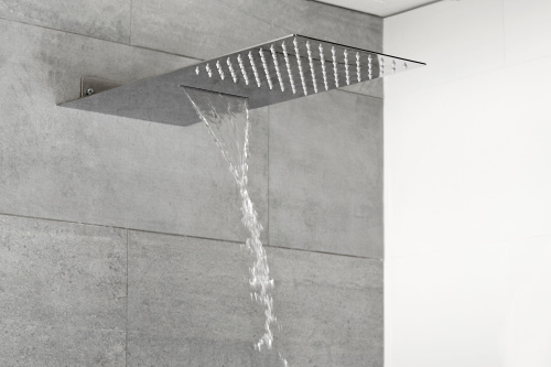 Душевая консольная головка AQG 19FLO0220С2F цвет хром - фото 3