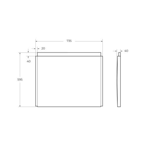 Боковая панель для ванны Cezares EMP-F-75-SP-W37 - фото 2