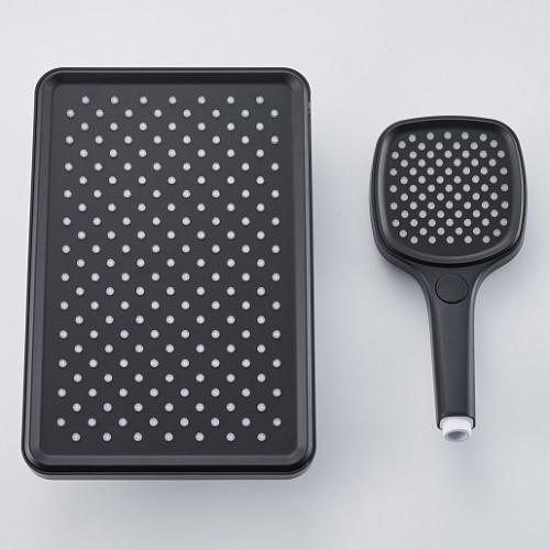 Душевая система ALMAes Nemi TVZ-8811 встраиваемая цвет черный - фото 3