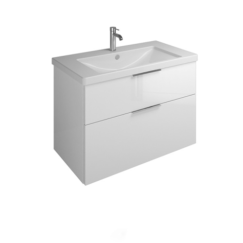 Тумба с раковиной Burgbad Eqio SEYQ093F2009C001*1 93х49х64 подвесная цвет белый глянцевый