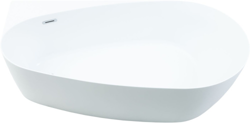 Ванна акриловая Allen Brau Priority 2.31002.21 170х80 отдельностоящая овальная с ножками - фото 5