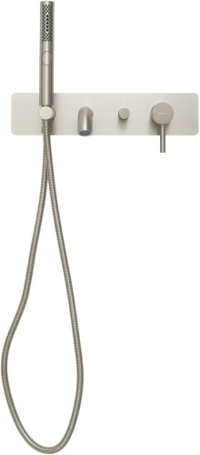 Смеситель для ванны с душем Allen Brau Priority 5.31006-BN встраиваемый в стену никель - фото 5