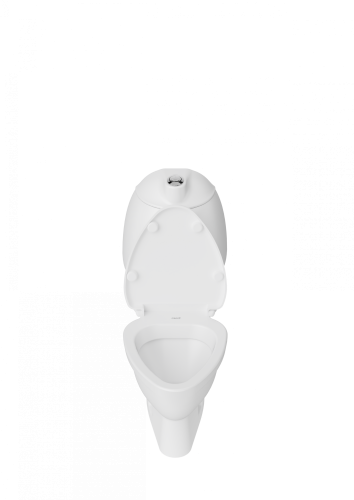 Чаша унитаза напольная Creavit COCUK CK310-11CB00E-0000+KC0802.01.0000E цвет белый без бачка с сиденьем микролифт душевой смыв - фото 3