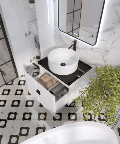 Столешница Grossman Норма 506003 60х50 накладная цвет черный - фото 5