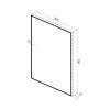 Зеркало Wellsee 7 Rays' Spectrum 172200560 50х80 подвесное