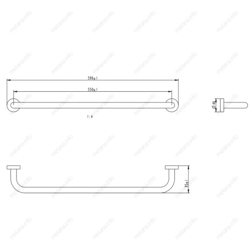 Полотенцедержатель Melana 866001 - фото 2