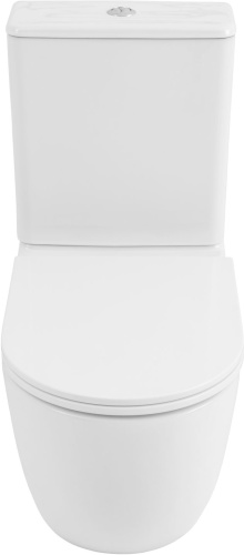 Чаша унитаза подвесная Allen Brau Priority Tornado 4.31006.20 цвет белый без сиденья безободковая душевой смыв - фото 4