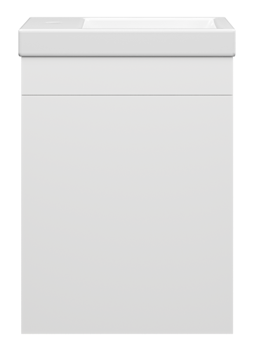 Тумба под раковину Misty Мини П-Мин01040-011 39х22х51 подвесная - фото 2