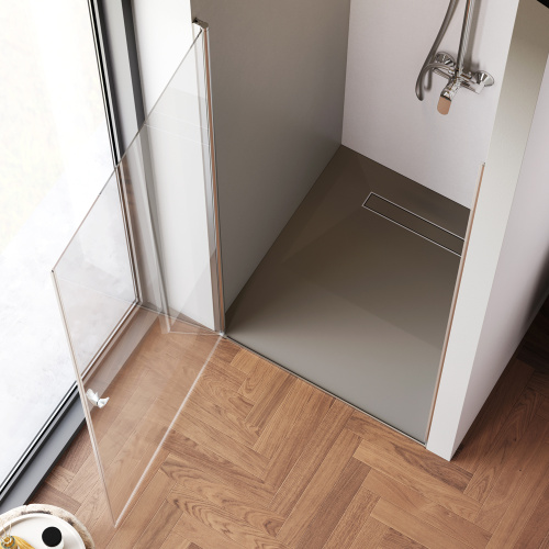 Душевая дверь Am.Pm Sunny W87G-90-1P-MT 90х190 стекло прозрачное профиль хром матовый - фото 4