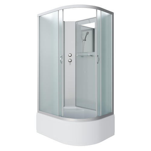 Душевая кабина Niagara Classic 23101424LBK 120х80 асимметричная без крыши ориентация левая