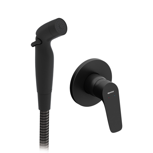 Гигиенический душ со смесителем Damixa Jupiter 777510300 черный