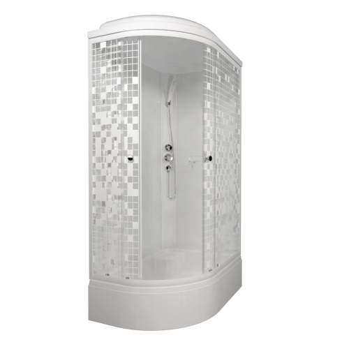 Душевая кабина Тритон Коралл Щ0000061820 120х80 четверть круга с крышей ориентация правая - фото 2