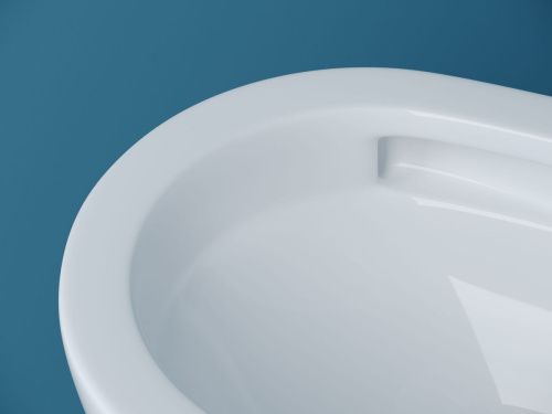 Унитаз подвесной Ceramica Nova VOGUE CN4008T белый с сиденьем микролифт безободковый смыв торнадо - фото 5