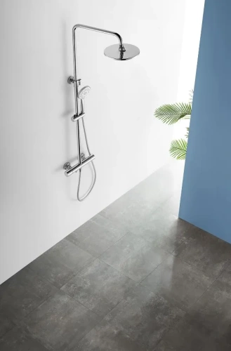 Душевая стойка Arrow AG3318CP настенная цвет хром с термостатом - фото 3