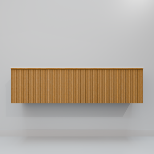 Тумба с раковиной Art Decco Andy (Энди) AAN15W11D100 150x45x40 подвесная цвет белый дуб - фото 4