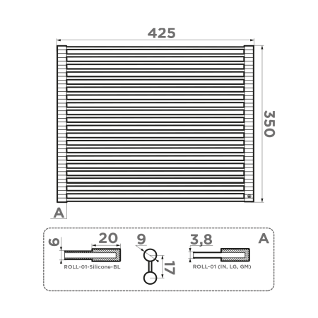 Ролл-мат Omoikiri ROLL-01-IN 4997003