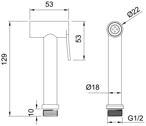 Гигиенический душ Allen Brau Priority 5.31028-BN никель - фото 5