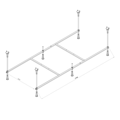 Каркас для ванны Am.Pm X-Joy W94A-180-080W-R - фото 2