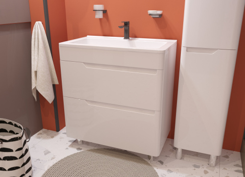 Тумба с раковиной Эстет Kare Luxe ФР-00015241 90х45х86 напольная - фото 2