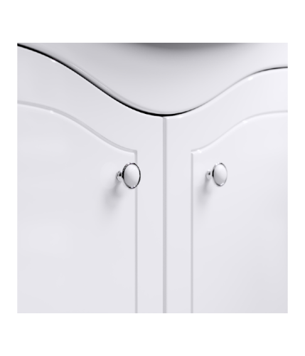 Тумба под раковину Aqwella Y FR0108 82х34х82 напольная цвет белый - фото 3