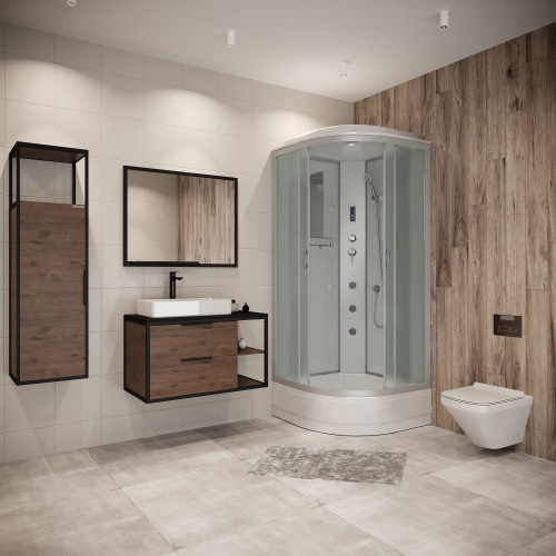 Душевая кабина Niagara Classic 33021424F 100х100 четверть круга с крышей ориентация универсальная - фото 3