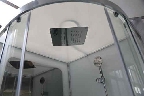 Душевая кабина Cerutti SPA VIVA101 100х100 четверть круга с крышей ориентация универсальная - фото 3