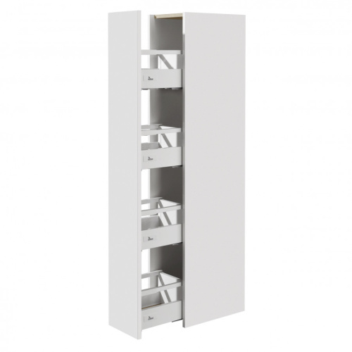 Шкаф-пенал Roca UP ZRU9303014 28х36х140 подвесной цвет белый глянцевый - фото 2