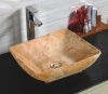 Раковина из сантехнического фаянса CeramaLux 179 40х40 накладная цвет многоцветный без отверстий под смеситель